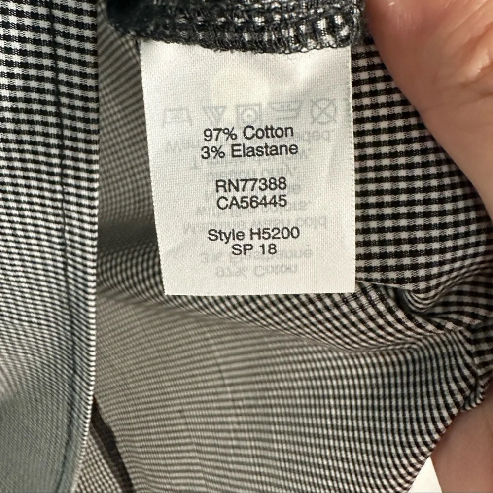 1. J Crew XXS Gingham plaid 3/4 bell flare sleeves slits bow keyhole in back - Picture 11 of 14